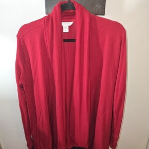 Athleta Vibrant Red Cardigan